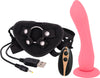 7" Vibrating Dildo Strap-On Remote Control