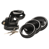 Hard Stop Double Ring Chastity Cage