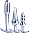 3 in 1 Metal Butt Plug Kit Set