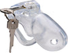 Clear Captor Chastity Cage - Large