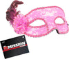 Feathered Masquerade Masks