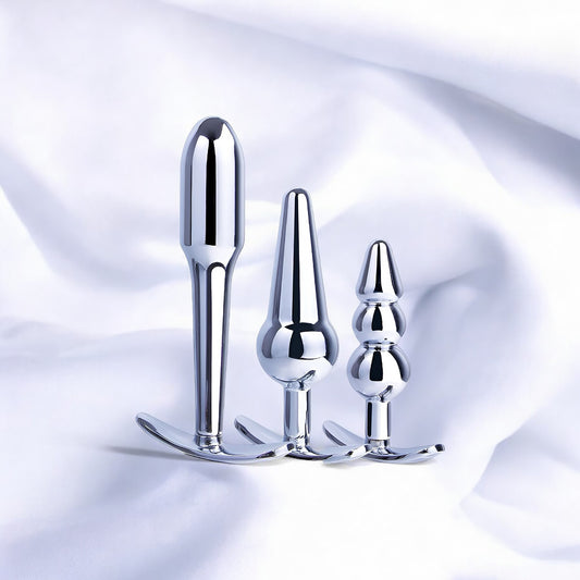 Metal Butt Plug Kit Set