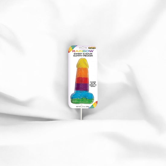 Candy - Sweet and Sour Rainbow Gummy Pop