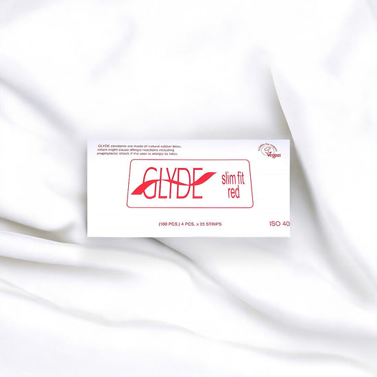 Glyde Condoms - Slim Red