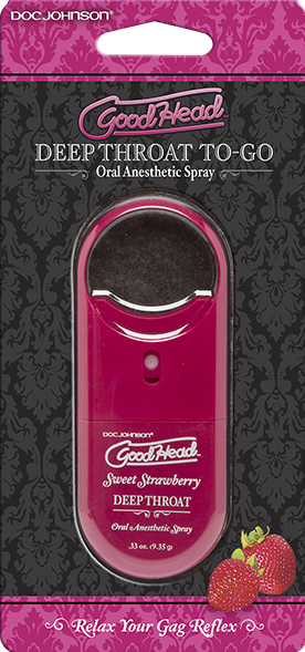 To-go - Deep Throat Spray - Sweet Strawberry