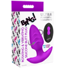 Rotating & Vibrating Silicone Butt Plug w/ Remote