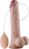 9" Soft Ejaculation Cock With Ball