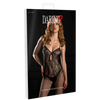 Keyhole Net Bodystocking O/S