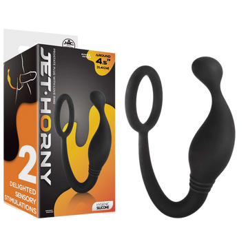 Prostate Plug with Love Ring - 4.5"