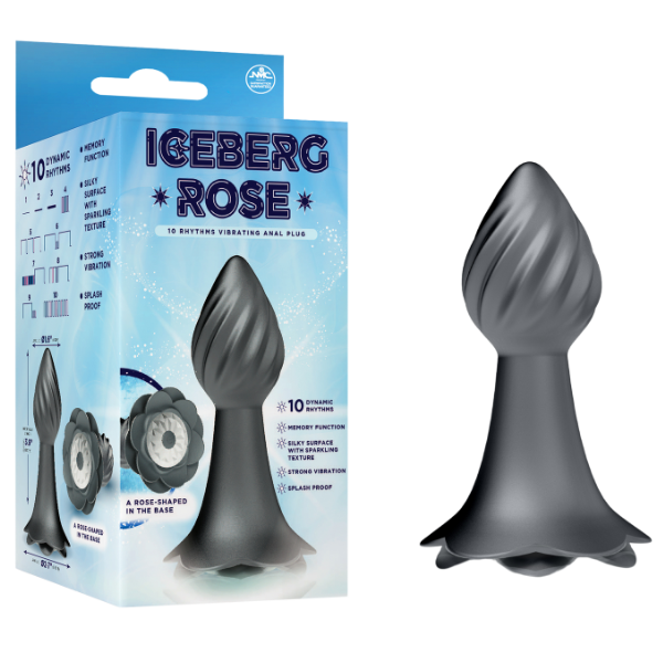 10 Rhythms Vibrating Anal Plug  Adultly