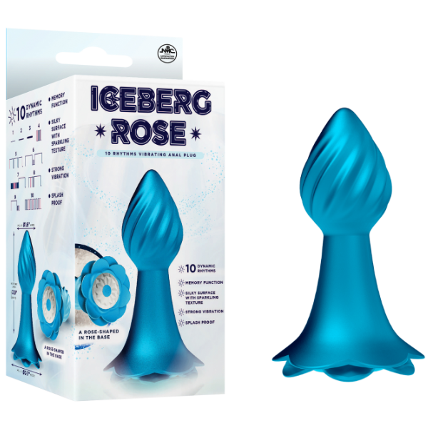 10 Rhythms Vibrating Anal Plug  Adultly